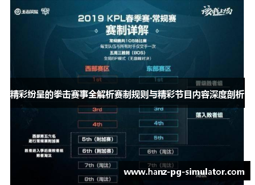 精彩纷呈的拳击赛事全解析赛制规则与精彩节目内容深度剖析