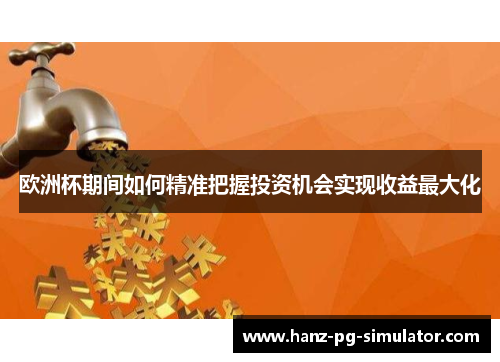 欧洲杯期间如何精准把握投资机会实现收益最大化